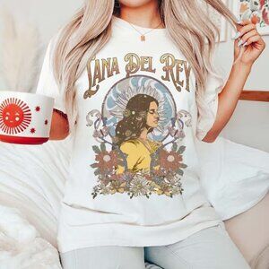 Lana Del Rey Vintage Music Tour Shirt Retro Graphic Singer Fan Gift Tee 81